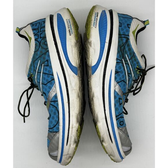 HOKA One One Bondi B Men\'s Size 12.5 Teal Blue and White Running Shoe Zero Grav main image 6
